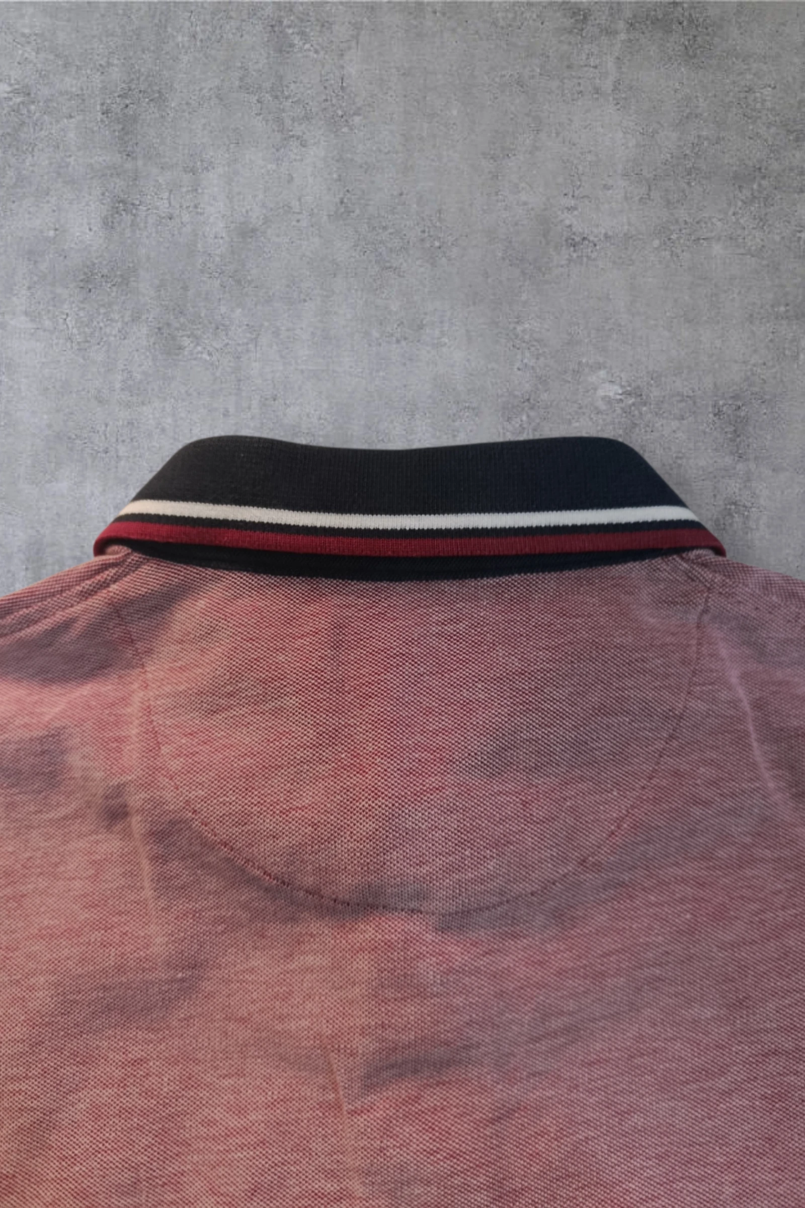 | Polo Jack & Jones Homem | Cor Rosa Mesclada | Gola Tipping Marinho Vintage | Tamanho M | – photo 9
